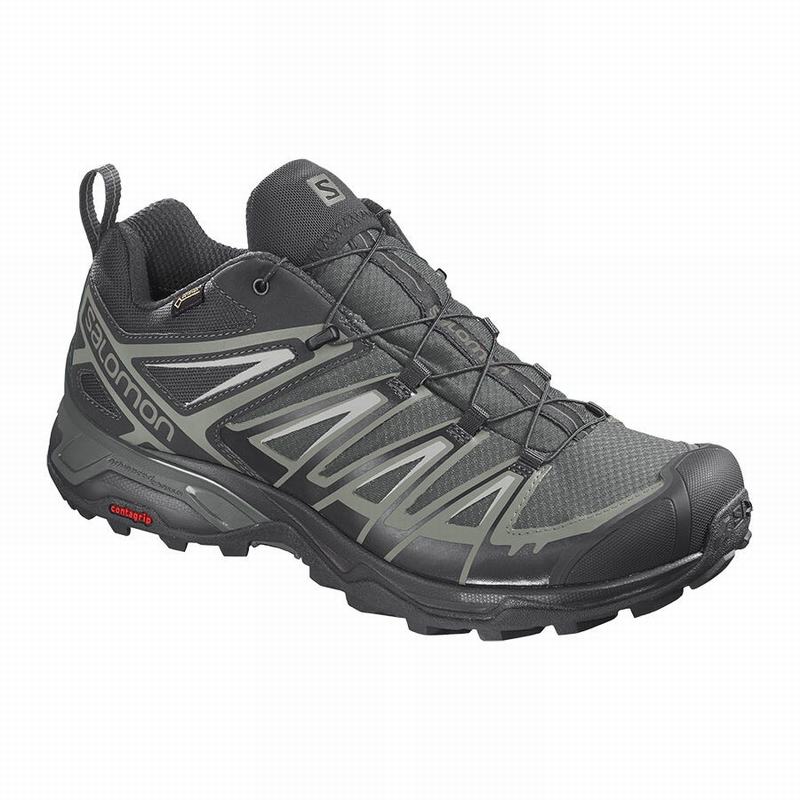 Salomon X ULTRA 3 GORE-TEX Zapatillas Trekking Hombre - Gris - Colombia (62948-GDEI)